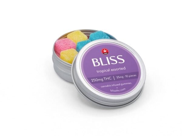 Bliss Tropical 250mg Gummies