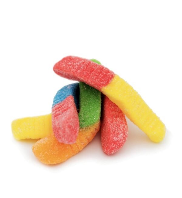 Delta-8 Rainbow Gummy Worms (300 mg Total Delta-8-THC)