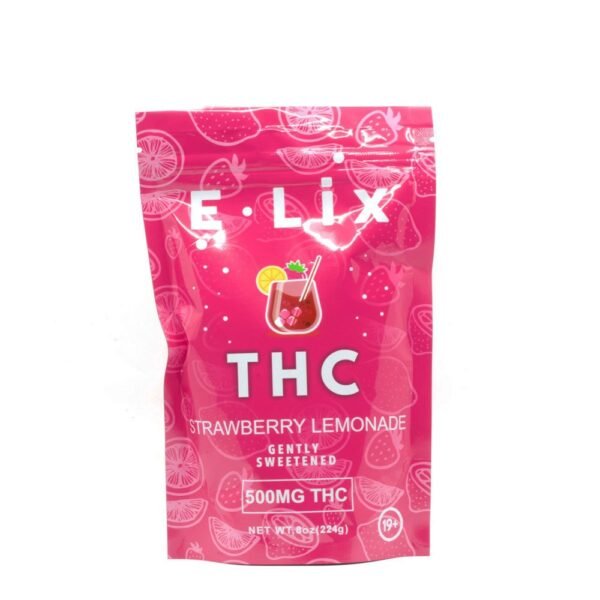 E-Lix THC Strawberry Lemonade Drink Mix