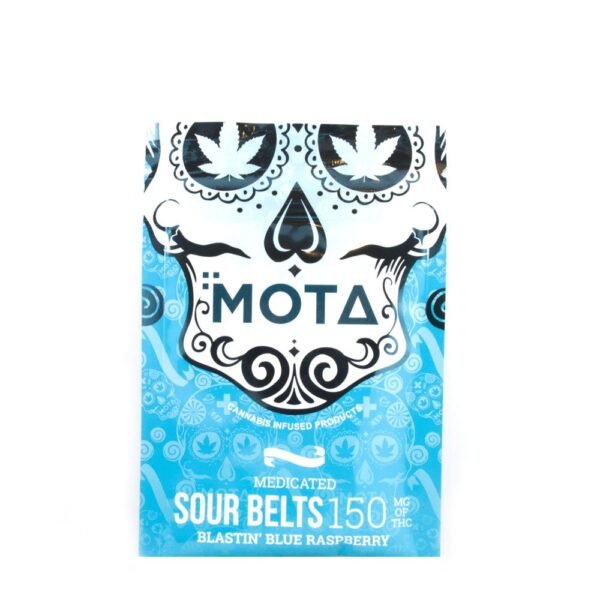 MOTA Blastin Blue Raspberry - Sour Belts