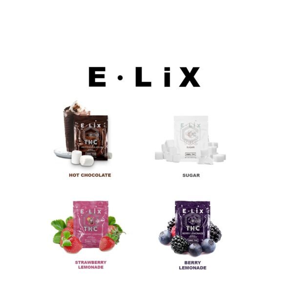 Mini E-Lix THC Drinks and Sugar Edibles