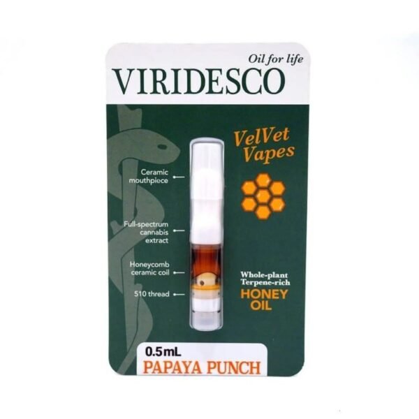 VIRIDESCO: Honey Oil 0.5mL Cartridges